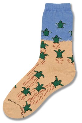 Sea Turtle Hatchlings Sock