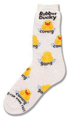 Rubber Ducky Coming/Going Sock
