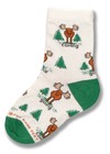 Moose Coming & Going Kids Sock