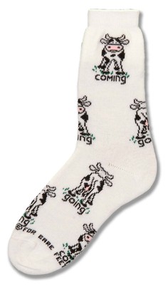 Cows Coming/Going Sock