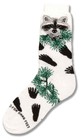 Raccoon Face Sock
