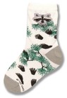 Raccoon Face Kids Sock