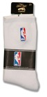 White Logoman Long Crew Sock