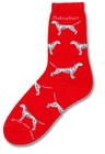 Dalmation Poses Sock