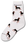 Doberman Poses Sock