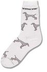 Weimaraner Poses Sock