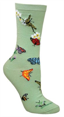 Butterflies on mint LW384