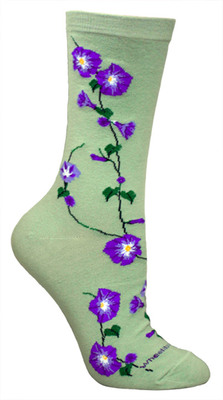 Morning Glories on mint LW386