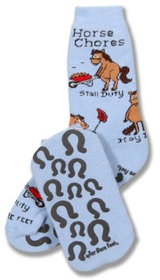 Horse Chores Slipper Sock