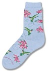 Hummingbird Collage Sock