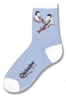 Chicadee Perch Short Crew Sock