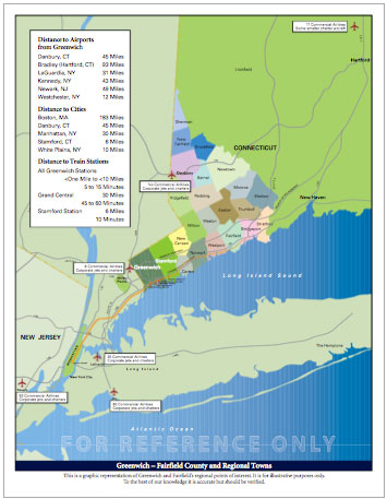 town of greenwich ct map