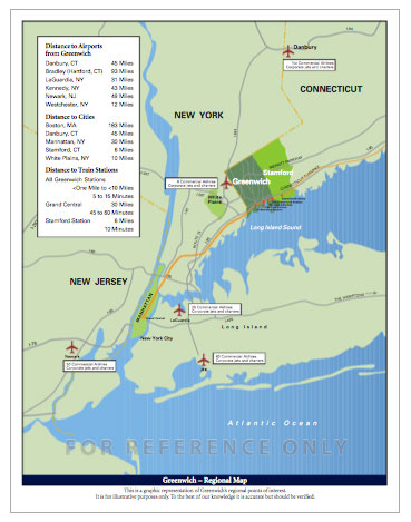 town of greenwich ct map