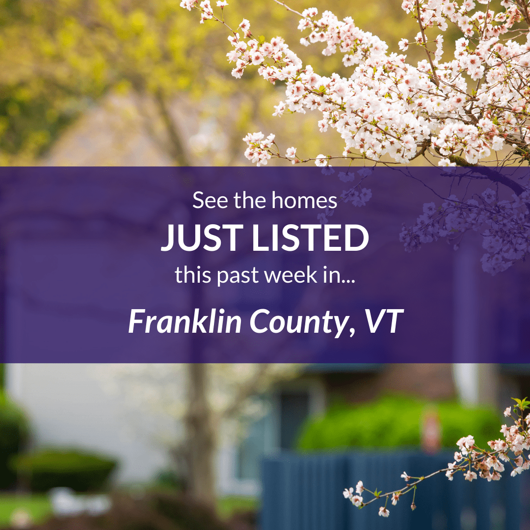 Just Listed in Franklin County, VT